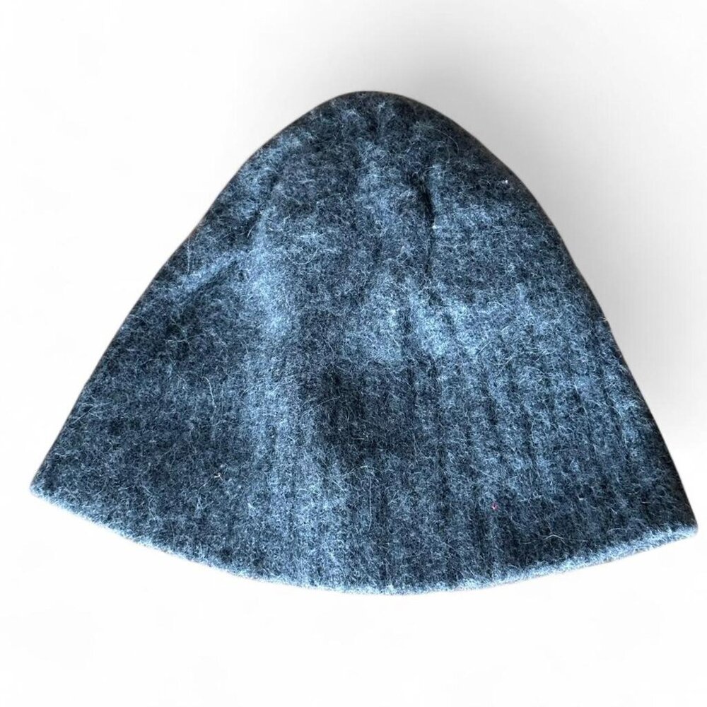 French Connection Lambswool Angora Beanie Cap
